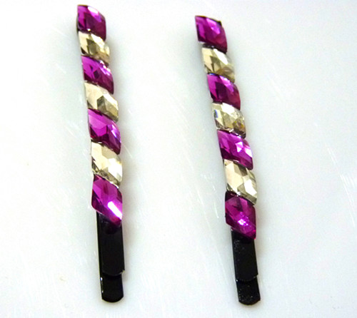 多彩一字晶莹剔透系列/对夹