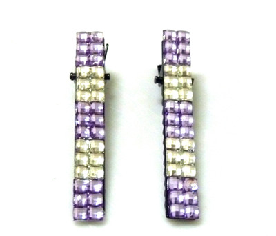 炫彩一字精美水晶系列/对夹