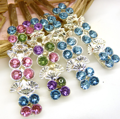 新款时尚头饰 刘海发夹发卡 韩版发饰头饰 精品水钻合金对夹