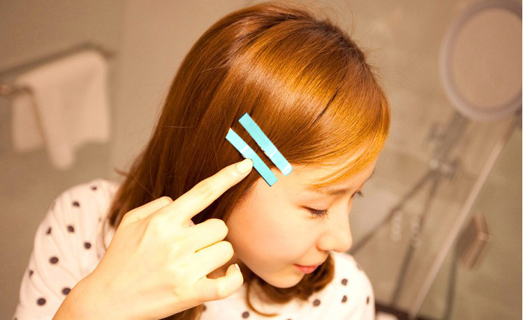 韩国潮流Aznavour正品发饰继承者们郑秀晶同款一字型发夹对夹(2个装)