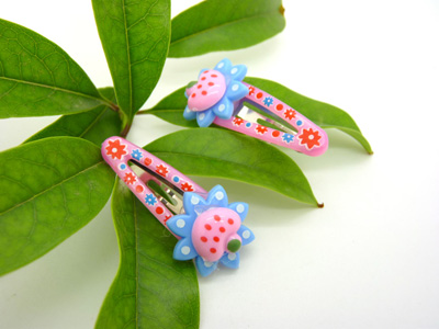 4只装韩版小猫儿童宝宝发夹BB夹卡通发饰头饰 小孩发夹边夹刘海夹