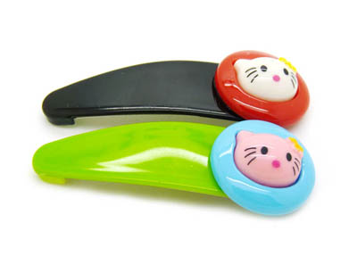 韩版儿童发夹发卡 发饰头饰 可爱卡通猫咪发夹小孩发夹 -宝宝BB夹