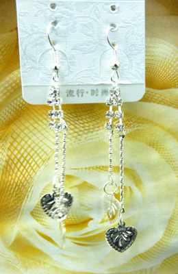 最新款韩版清新靓钻合金耳线