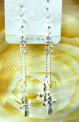 最新款韩版清新靓钻合金耳线