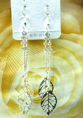 最新款韩版清新靓钻合金耳线