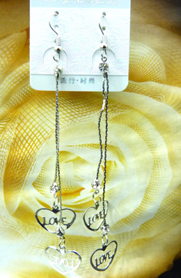 最新款韩版清新靓钻合金耳线