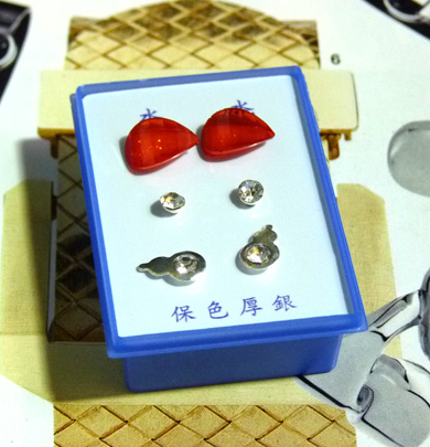 新时尚耳钉三件套