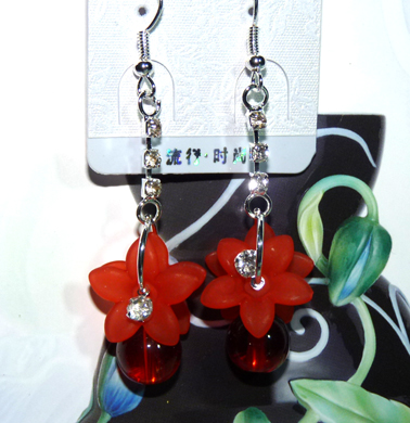 时尚亚太流行花环亮钻珍珠耳环