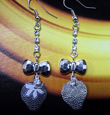 韩版/时尚女郎/合金镶钻/精品/耳线