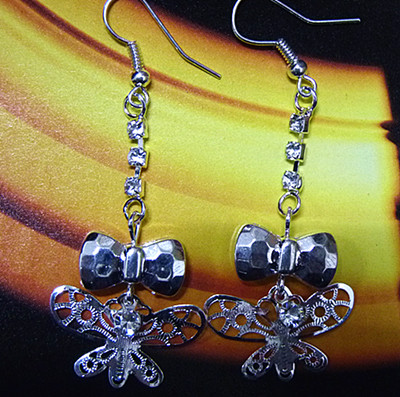 韩版/时尚女郎/合金镶钻/精品/耳线