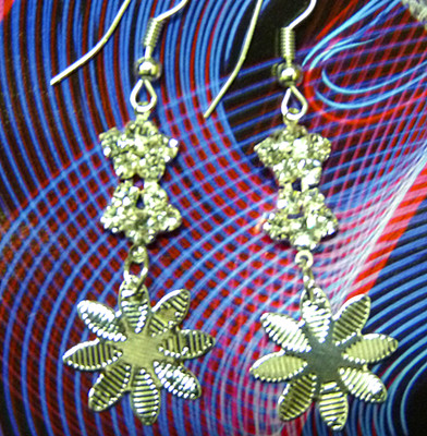 韩版/时尚女郎/合金镶钻/精品/耳线