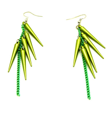 耳坠新款 多种色彩 潮流长款耳坠/夜店流行/ 超闪耀