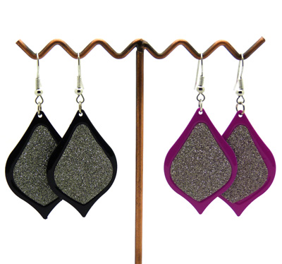 韩版耳饰 时尚合金耳坠 磨砂潮流个性耳环 炫丽耳钉耳饰