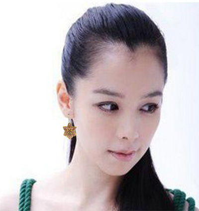 情人礼物耳坠 欧美时尚潮流饰品耳环 个性花朵耳钉 柔美菊花耳饰