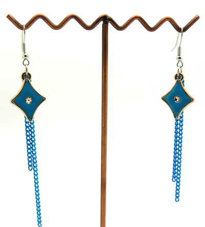 最新热卖恋爱甜美星星耳钉 时尚淑女链式耳环 韩国潮流耳饰小饰品