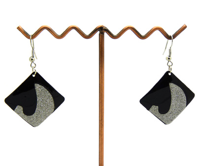 韩版耳饰 时尚合金耳坠 磨砂创意个性耳环 炫丽耳钉耳饰