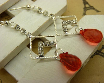 韩版耳环 防过敏时尚水钻珍珠球耳钉耳坠合金气质满钻耳饰新款