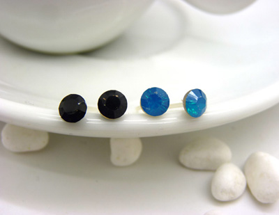 特价韩版防过敏水钻耳钉女 气质耳饰时尚潮流耳针 水晶耳钉水钻耳饰品