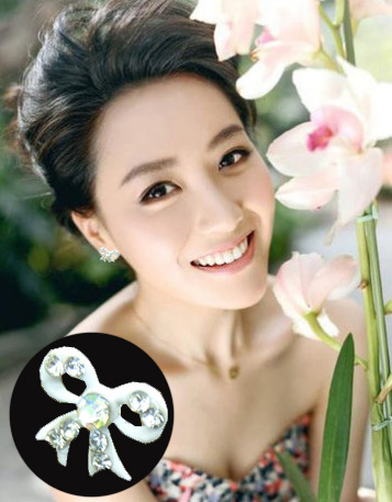 防过敏韩版耳钉 时尚个性镶钻耳钉韩国耳环 女士耳钉