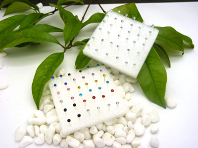 水钻耳钉 韩国炫彩女士饰品 时尚锆石耳钉情侣 潮流女耳饰品