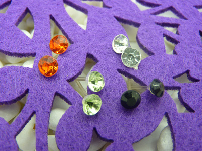 简约锆石韩版耳钉 水钻潮流女士耳钉耳饰品 0.5cm钻石切面超闪亮耳钉