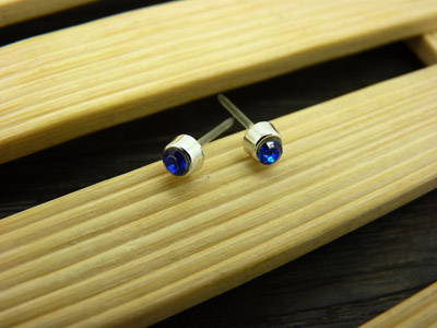 施华洛世奇元素锆石耳钉女 韩国玫瑰水晶耳饰首饰品 耳环耳坠合金时尚耳钉