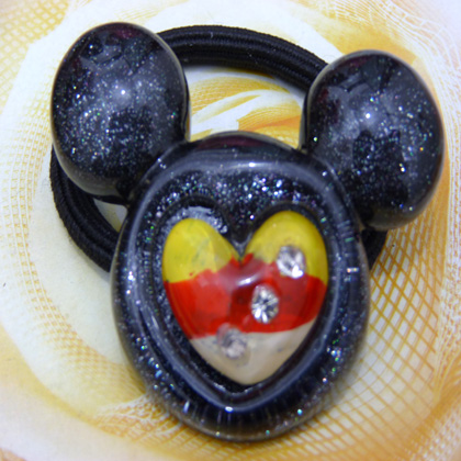 可爱花朵版卡通头扣