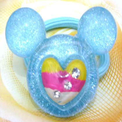 可爱花朵版卡通头扣