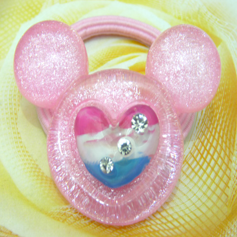 可爱花朵版卡通头扣