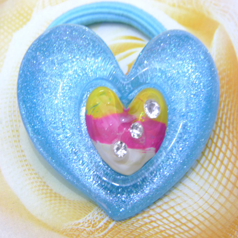 可爱花朵版卡通头扣