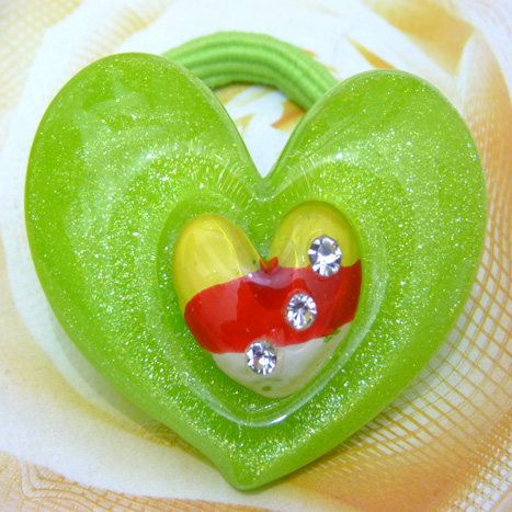 可爱花朵版卡通头扣