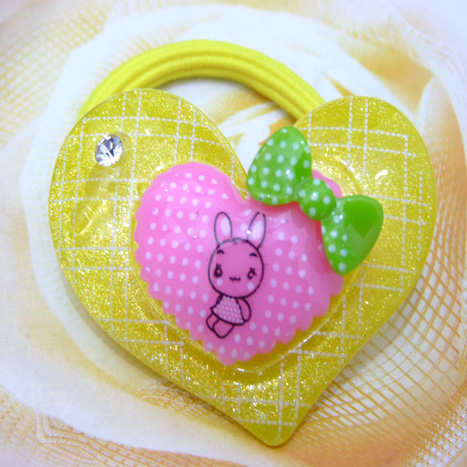 可爱花朵版卡通头扣