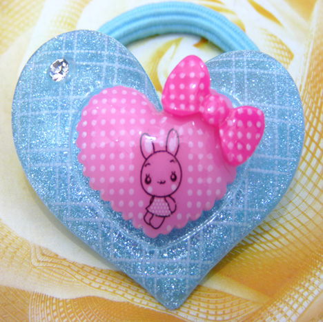 可爱花朵版卡通头扣