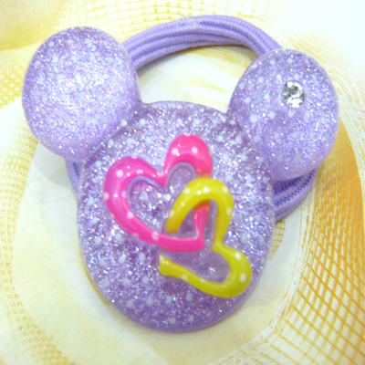 可爱花朵版卡通头扣