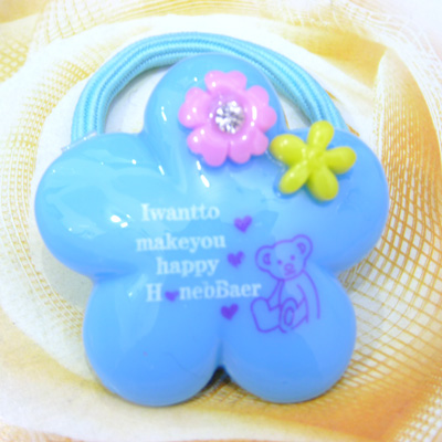 可爱花朵版卡通头扣