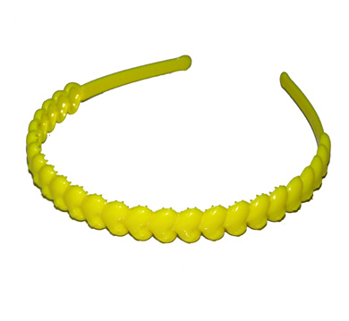 彩色卡通串心艳丽发卡