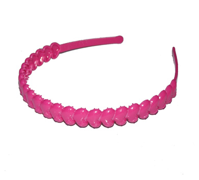 彩色卡通串心艳丽发卡