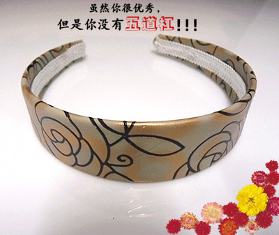 2013新款/流行风印花/时尚发卡