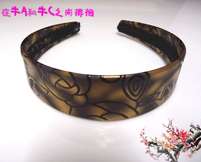 2013新款/流行风印花/时尚发卡