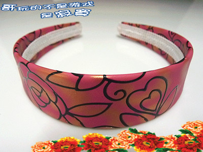 2013新款/流行风印花/时尚发卡