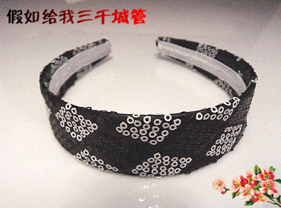 新款/亮片发箍/时尚发卡