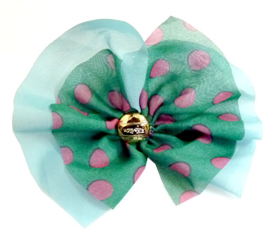 时尚七彩丝绢发扣