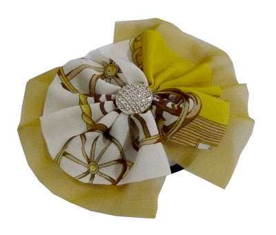 时尚七彩丝绢发扣