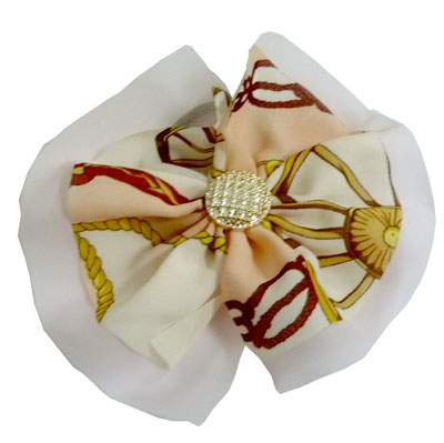 时尚七彩丝绢发扣