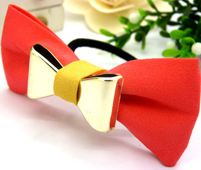 双层蝴蝶结版 亮板 布艺粗皮绳 头扣