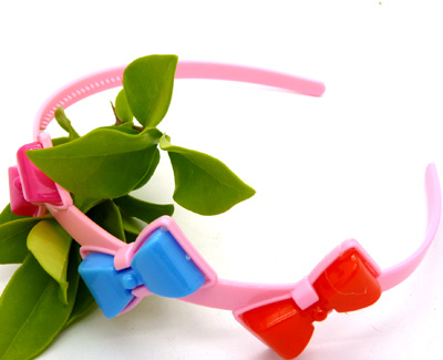 创意立体蝴蝶结糖果色 头箍发箍 发卡 发饰