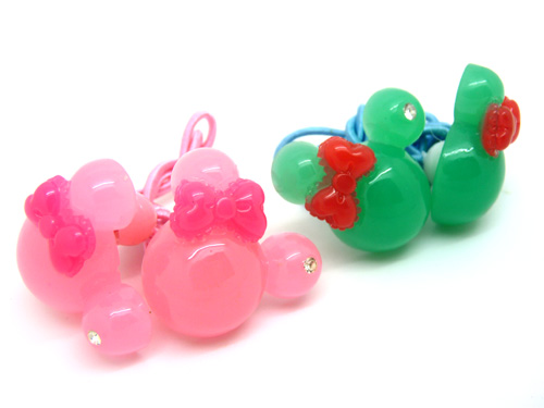 发圈发绳 马尾发扣 发饰 可爱卡通蝴蝶发饰 头扎 