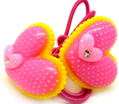 发圈发绳 马尾发扣  可爱卡通爱心发绳 头扎