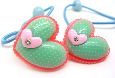 发圈发绳 马尾发扣  可爱卡通爱心发绳 头扎