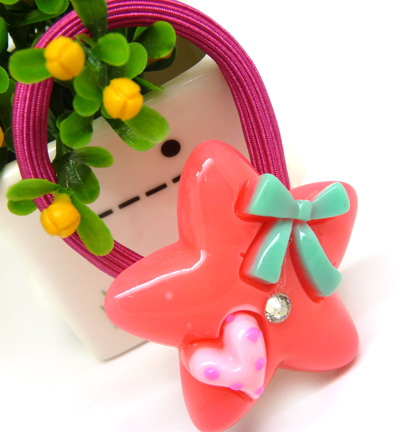 新款韩版 时尚发饰 可爱卡通星星扎头绳 头扎发扎 正品可爱头饰